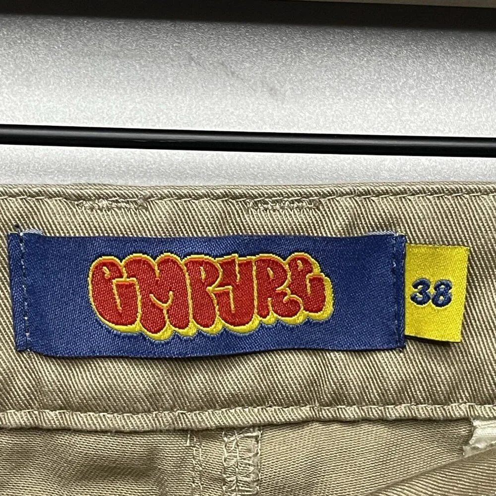 Vintage Empyre Pants Mens 38 Tan Relaxed Fit Baggy Cargo Loose Y2K 90s Skate - Picture 3 of 10